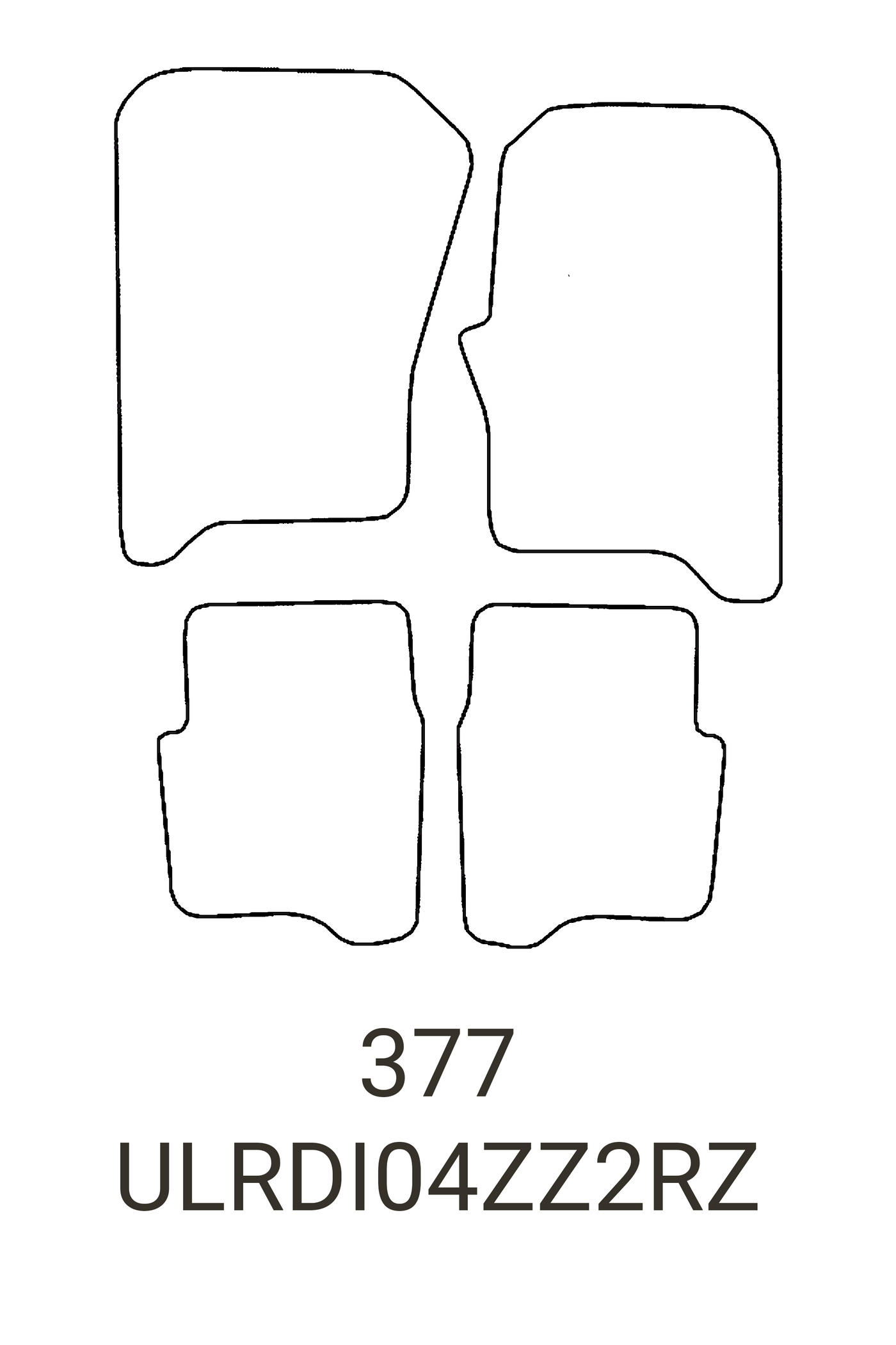 Land Rover Discovery Series 3 Tailored Rubber Mats