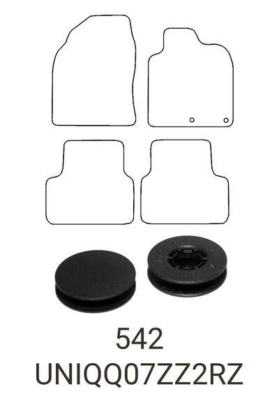 Nissan Qashqai 2007-2013 Tailored Rubber Mats