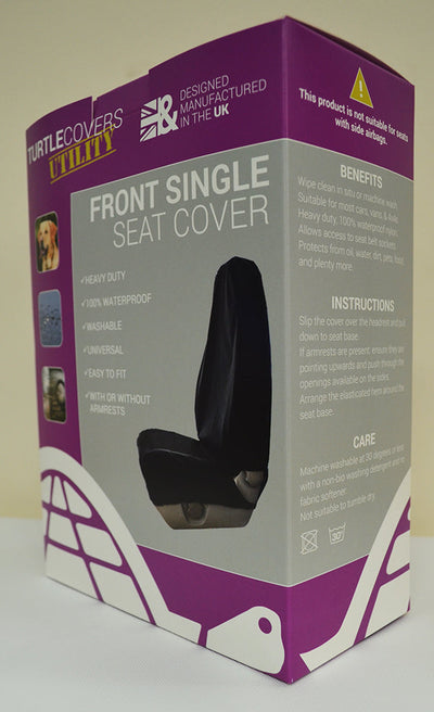 Scutes Universal Utility Single Front Seat Cover  Scutes Ltd