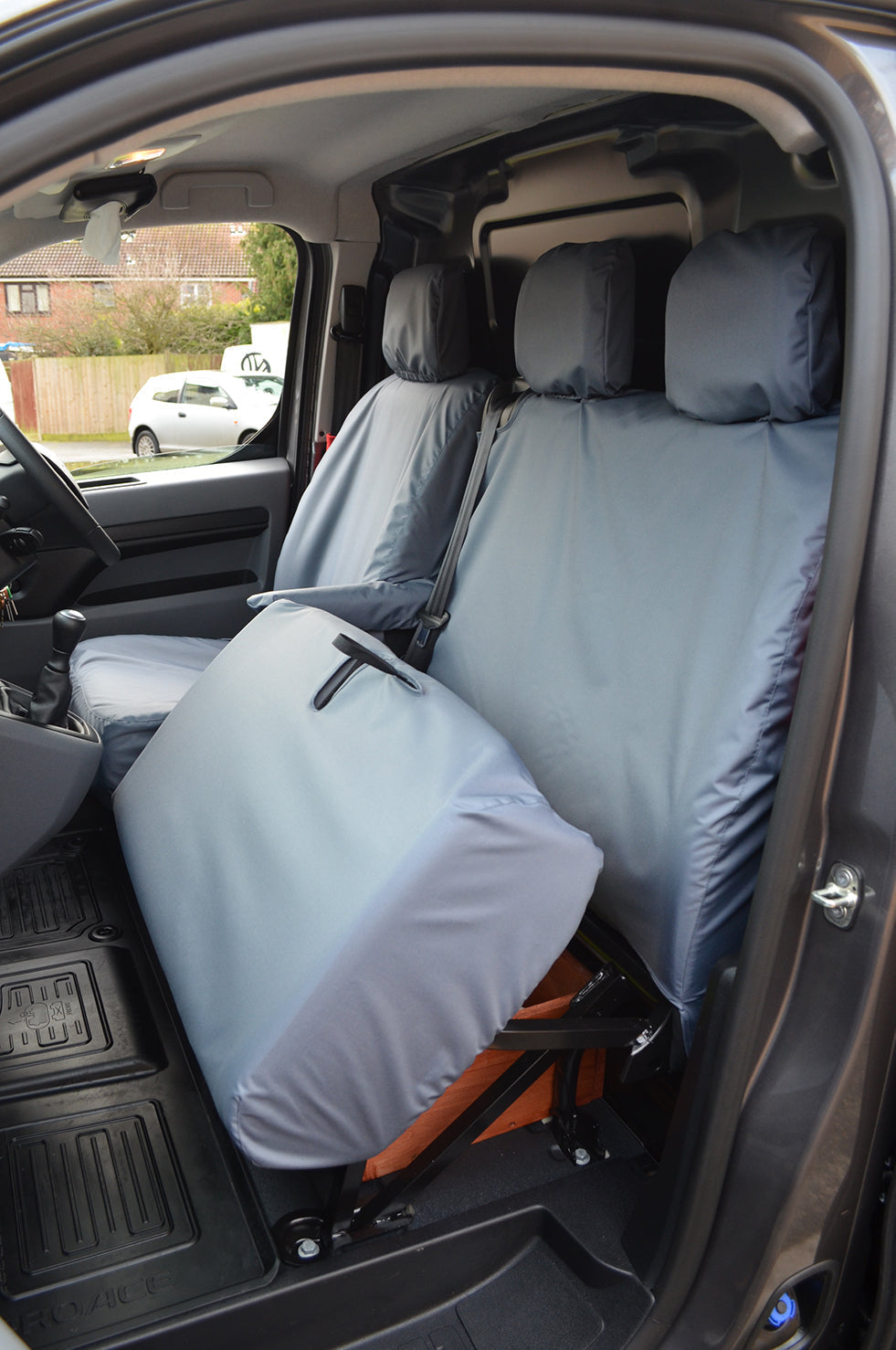 Toyota Proace Electric 2021+ Crew Cab Tailored Seat Covers