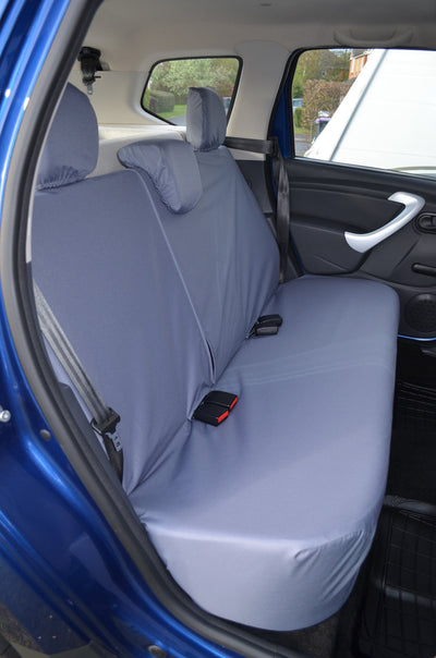 Dacia Duster 2013 - 2018 Tailored Seat Covers Grey / Rear Seat Covers Scutes Ltd
