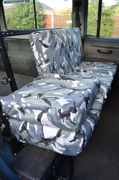 Land Rover Defender 1983 - 2007 Rear Seat Covers  Scutes Ltd