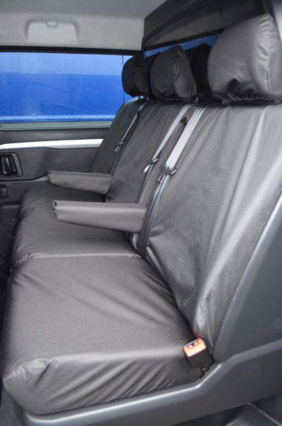 Vauxhall Vivaro 2019+ Crew Cab Rear Tailored Seat Cover  Scutes Ltd