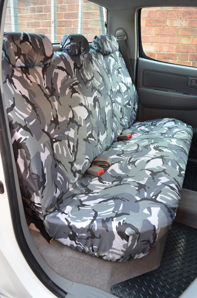 Toyota Hilux Invincible 2005 - 2016 Seat Covers Rear Seat Cover / Urban Camouflage Scutes Ltd