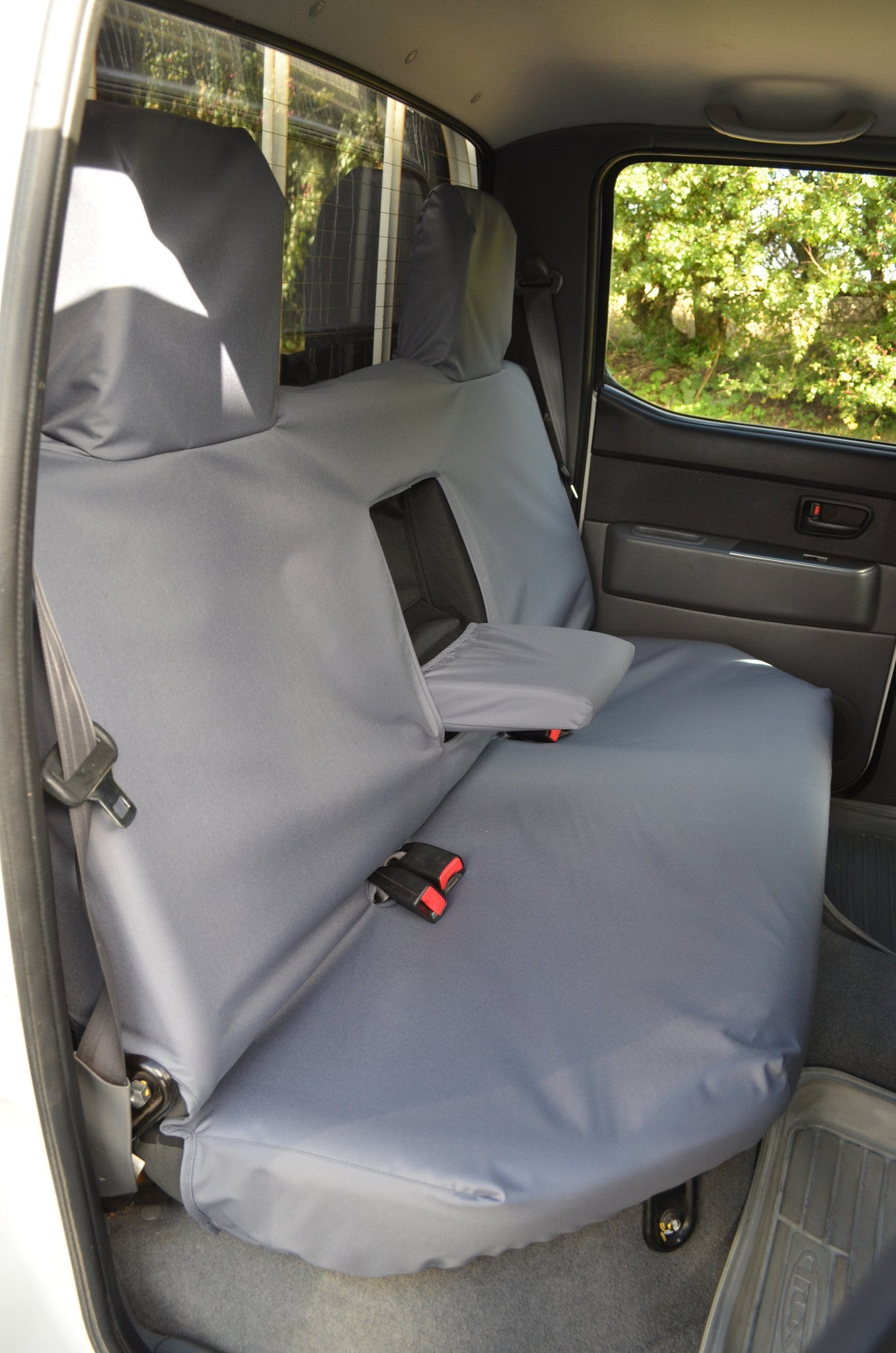 Ford Ranger 2006 to 2012 Seat Covers Rear Seat Cover / Grey Scutes Ltd