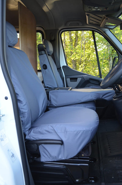 Renault Master Van 2010 Onwards Tailored Front Seat Covers  Scutes Ltd