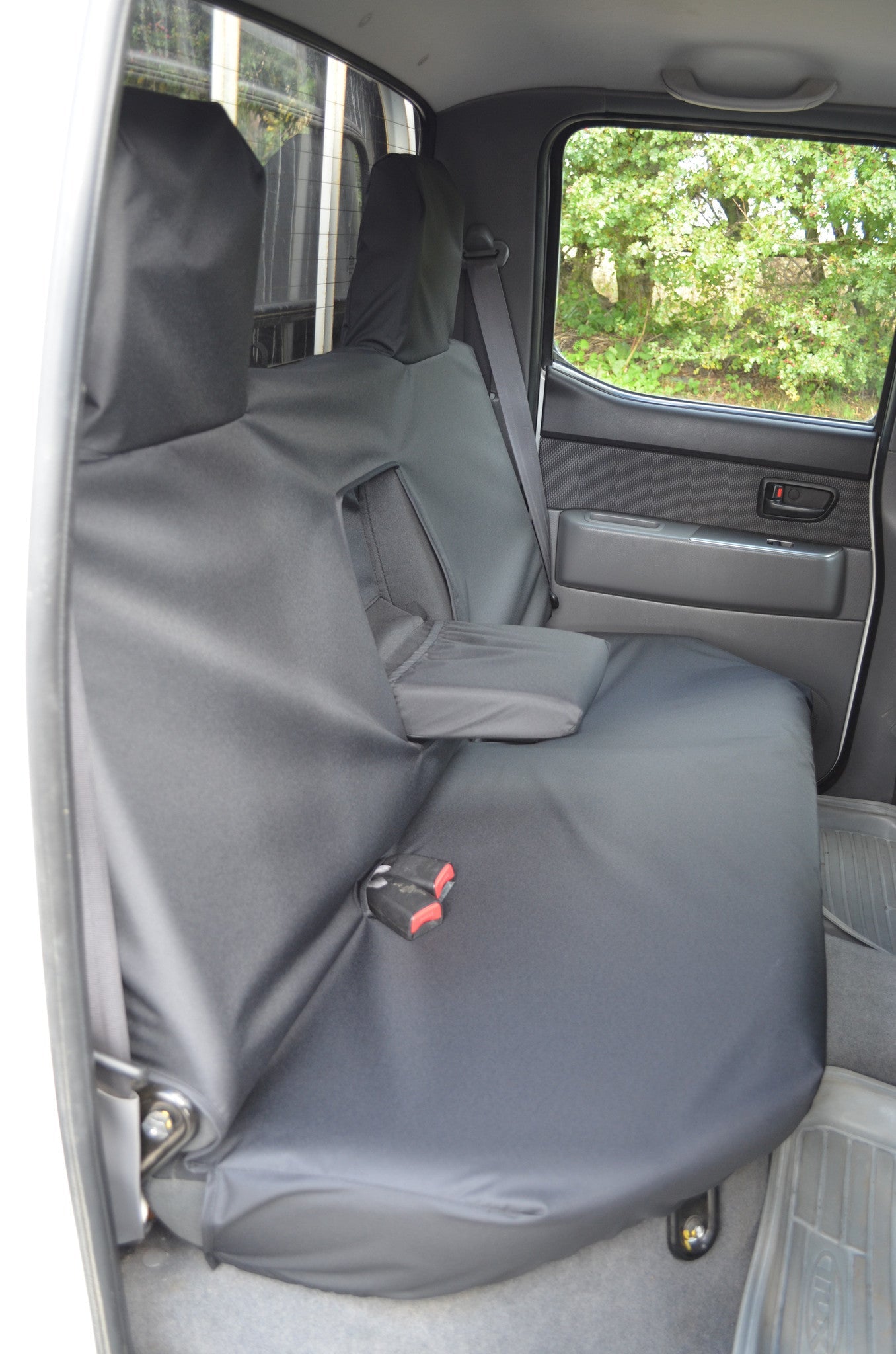 Ford Ranger 2006 to 2012 Seat Covers Rear Seat Cover / Black Scutes Ltd