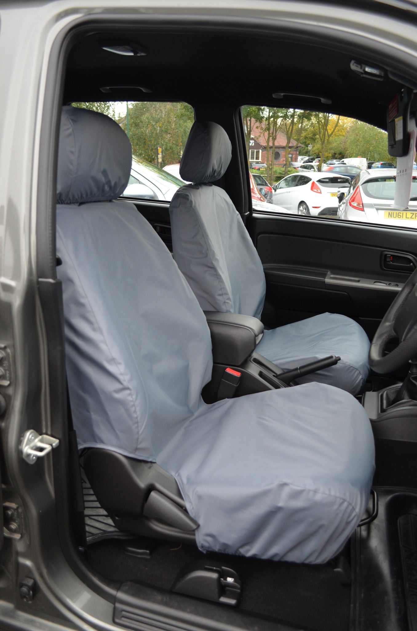 Great Wall Steed 2012 Onwards Seat Covers Front Pair Seat Covers / Grey Scutes Ltd