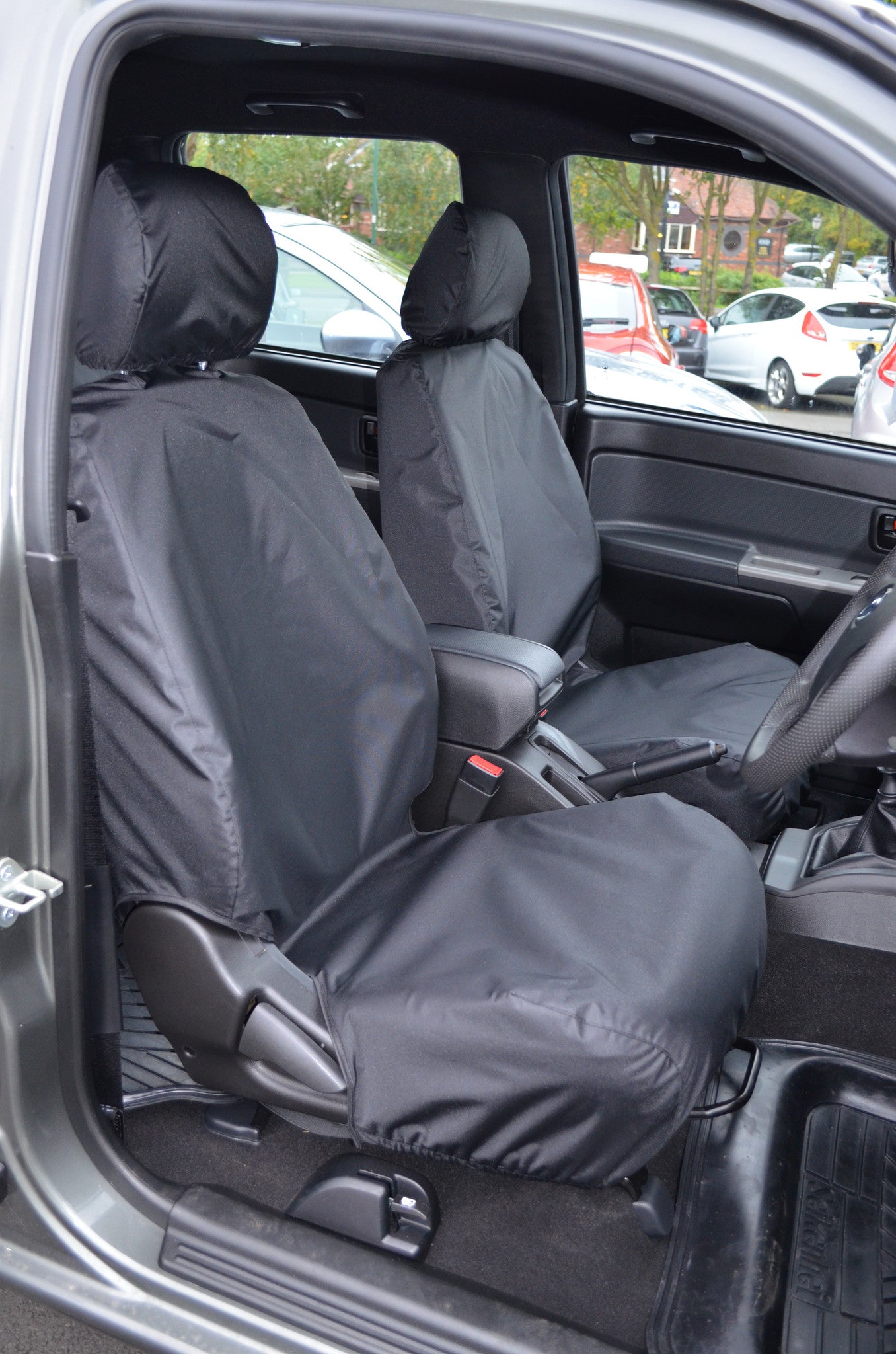 Great Wall Steed 2012 Onwards Seat Covers Front Pair Seat Covers / Black Scutes Ltd