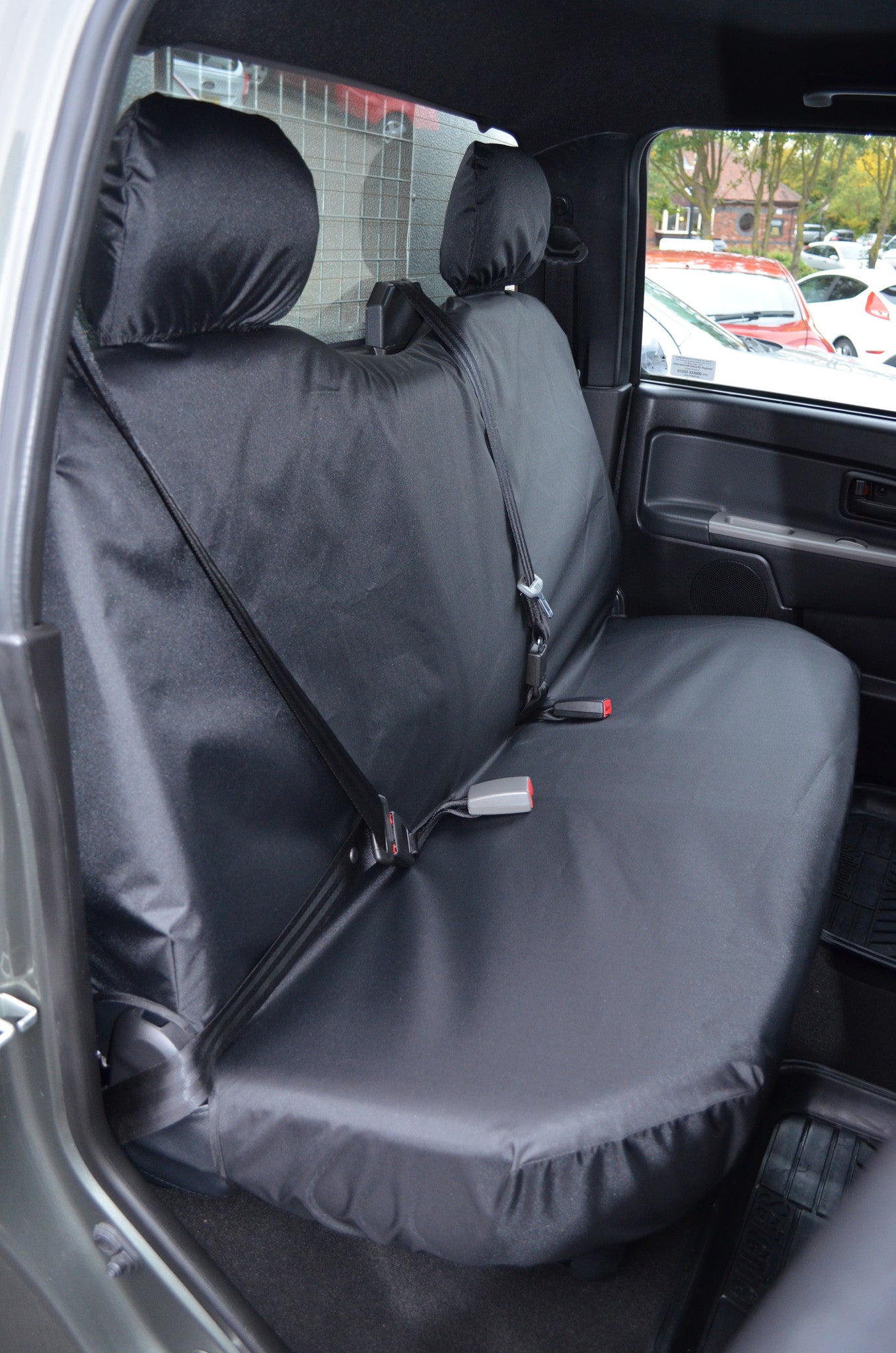 Isuzu Rodeo 2003 to 2012 Seat Covers Rear Seat Cover / Black Scutes Ltd