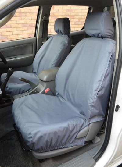 Toyota Hilux Invincible 2005 - 2016 Seat Covers Front Pair Seat Covers / Grey Scutes Ltd