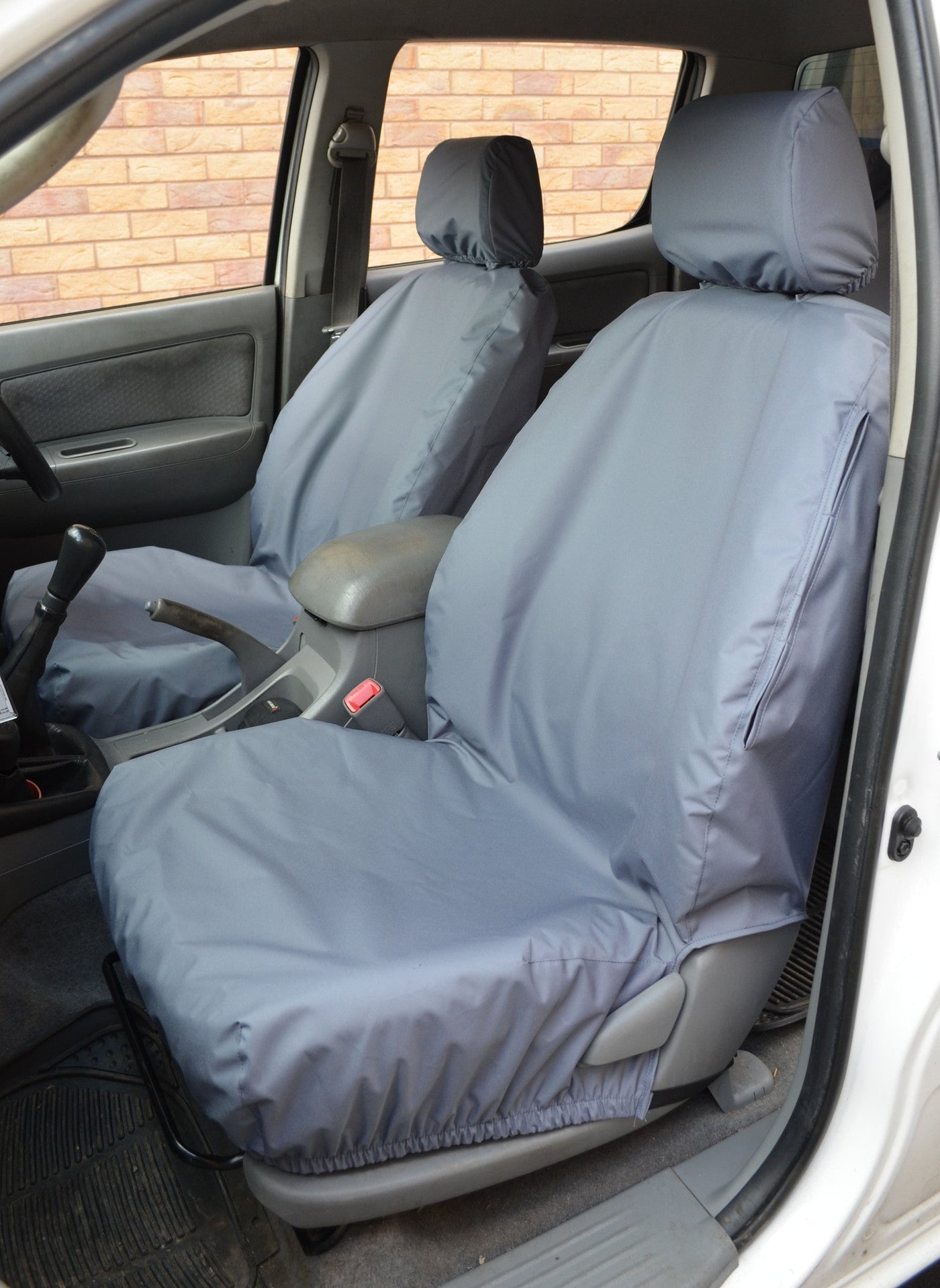 Toyota Hilux 2005 - 2016 Seat Covers Front Pair / Grey Scutes Ltd