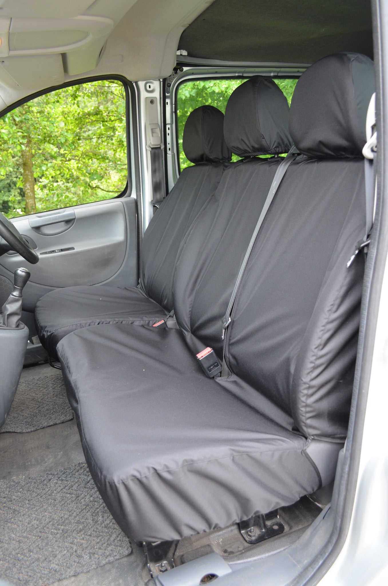 Toyota Proace 2013 - 2016 Tailored Front Seat Covers Black Scutes Ltd