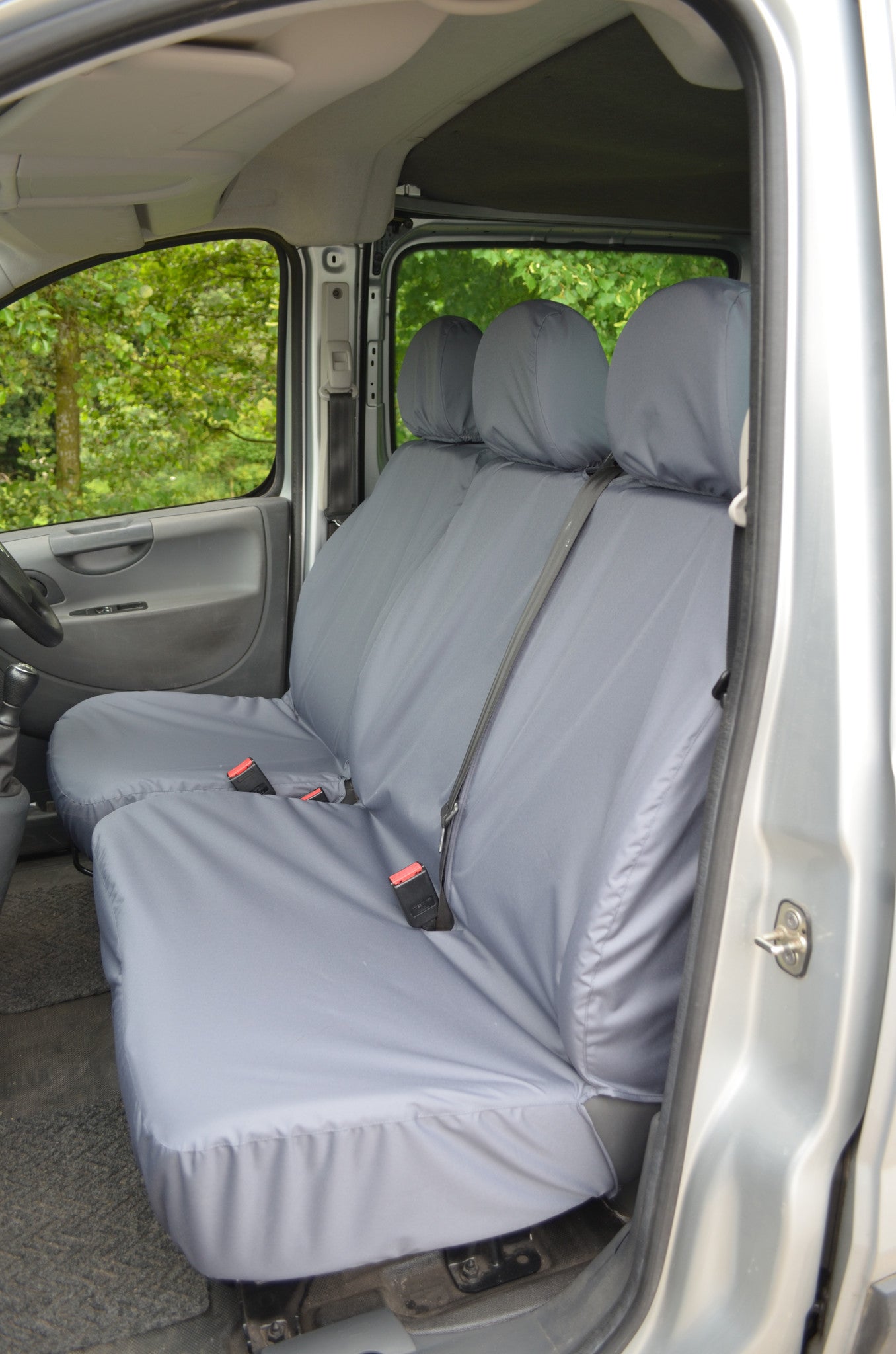Fiat Scudo Van 2007 - 2016 Tailored Front Seat Covers Grey Scutes Ltd