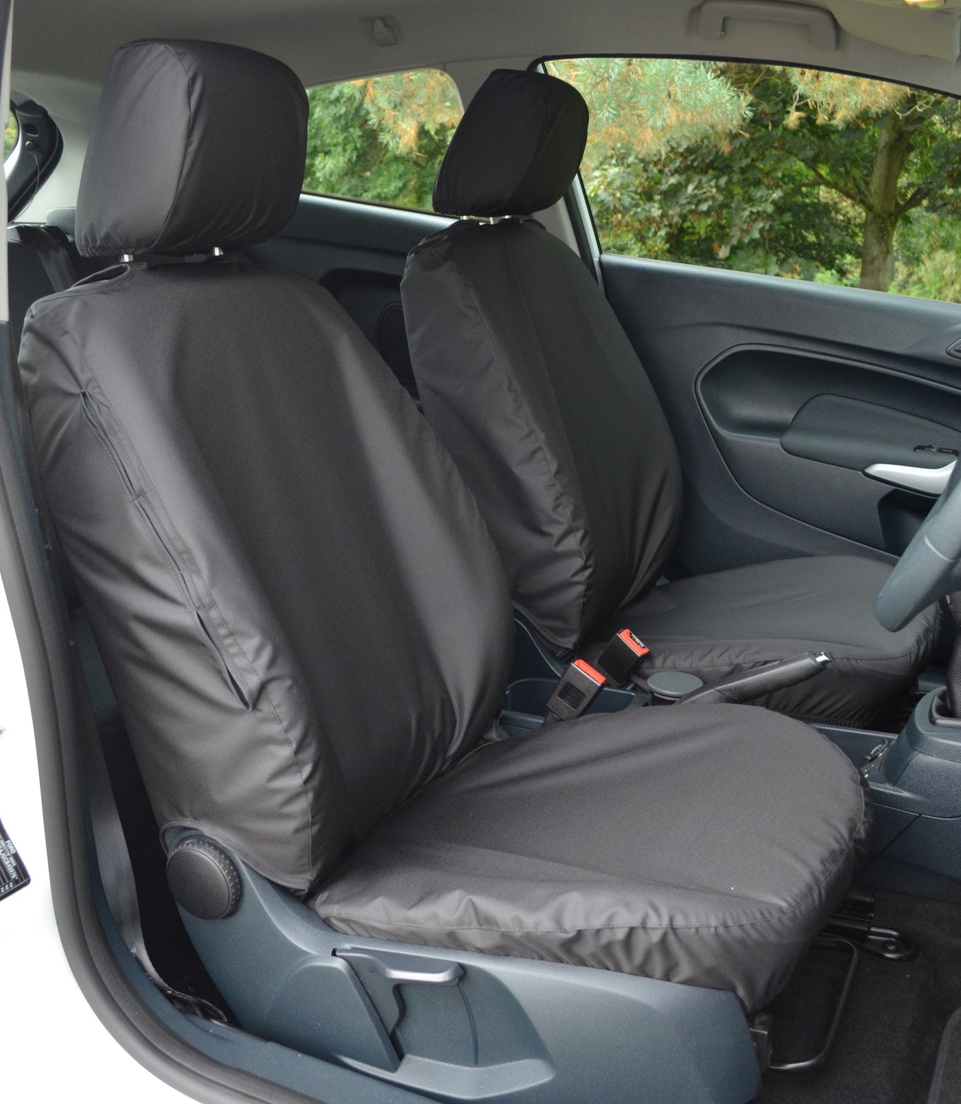 Ford Fiesta Van 2008 - 2018 Tailored Seat Covers Black Scutes Ltd