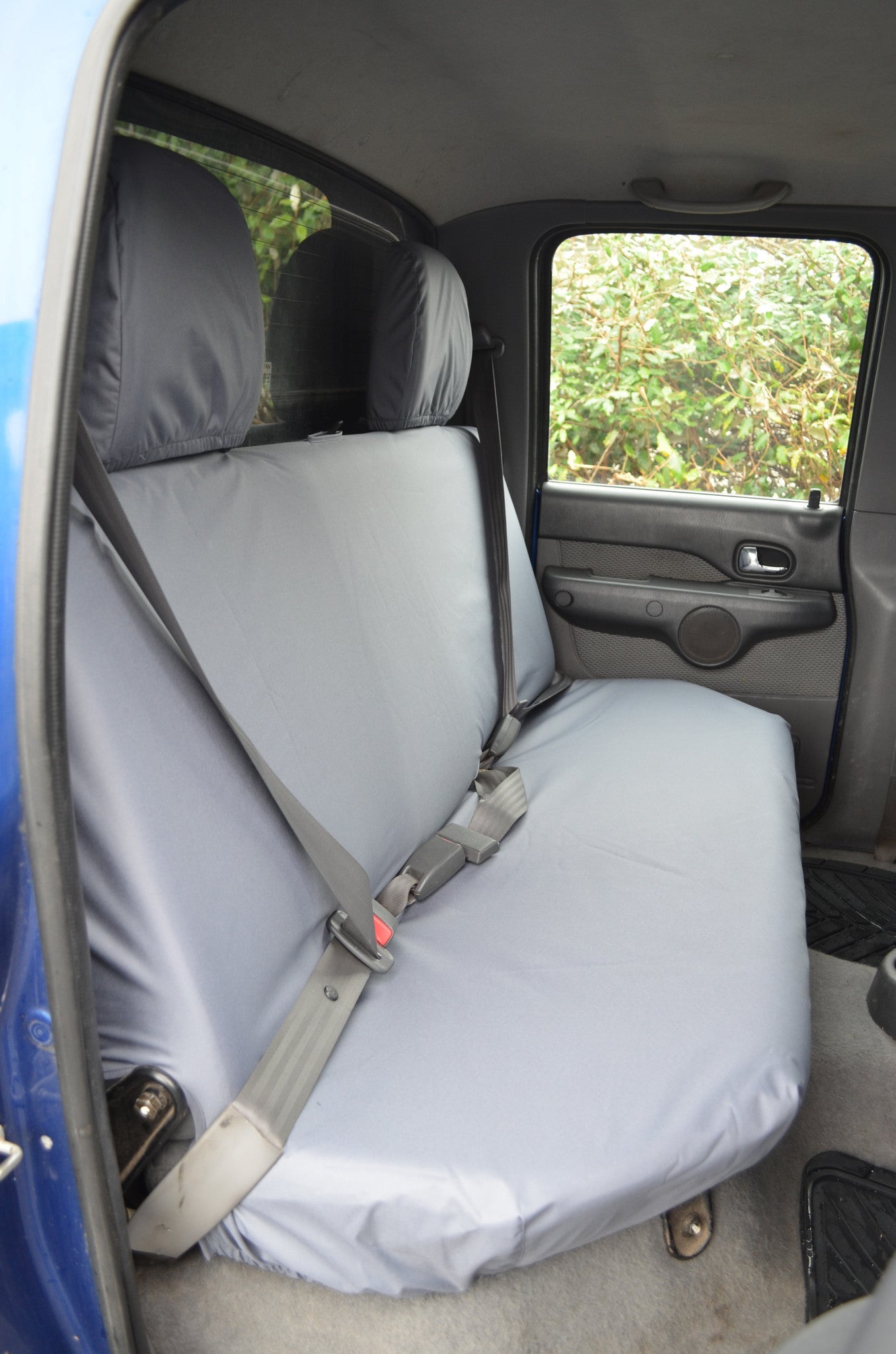Ford Ranger 1999 to 2006 Seat Covers Rear Seat Cover / Grey Scutes Ltd