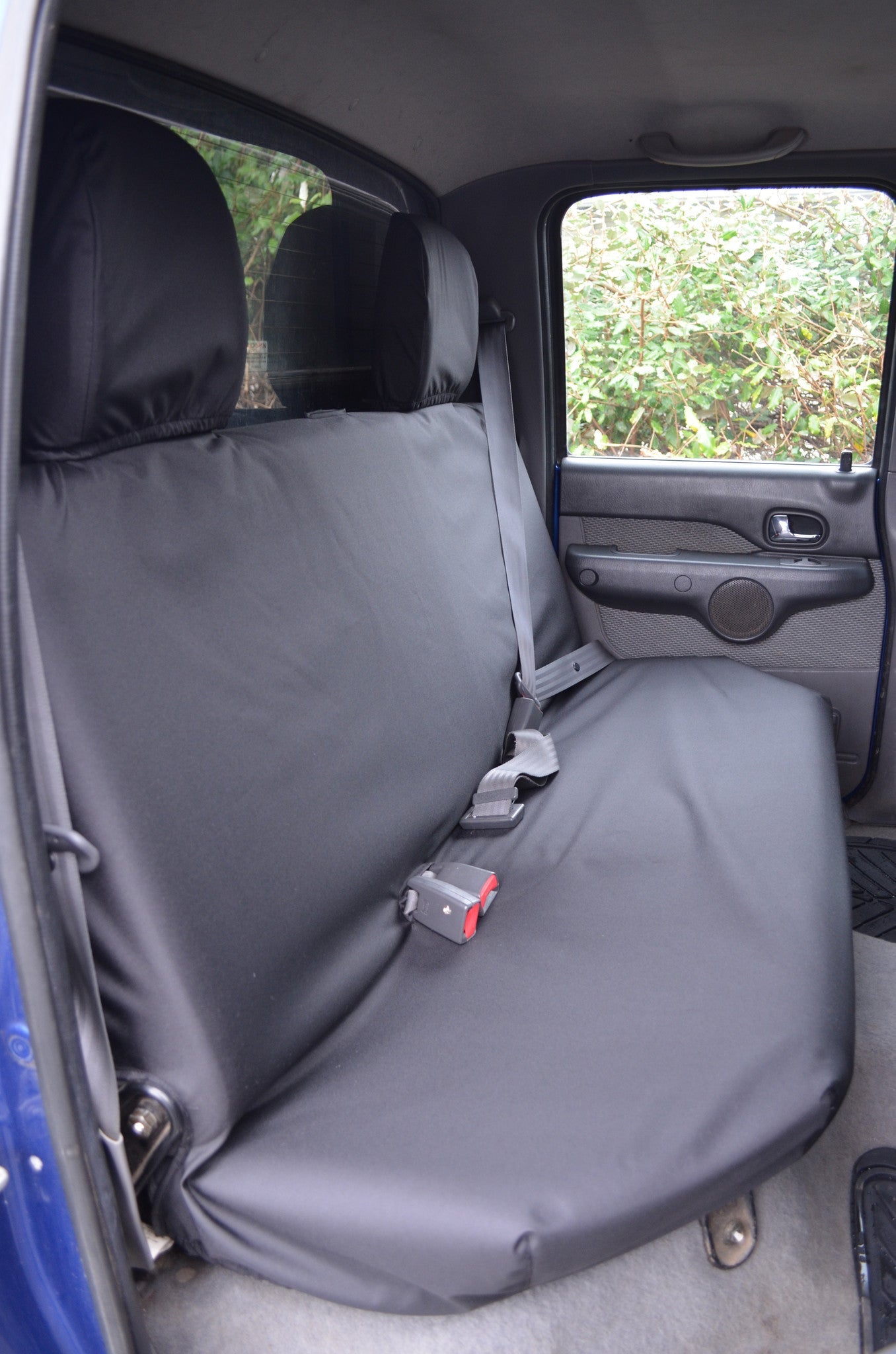 Ford Ranger 1999 to 2006 Seat Covers Rear Seat Cover / Black Scutes Ltd