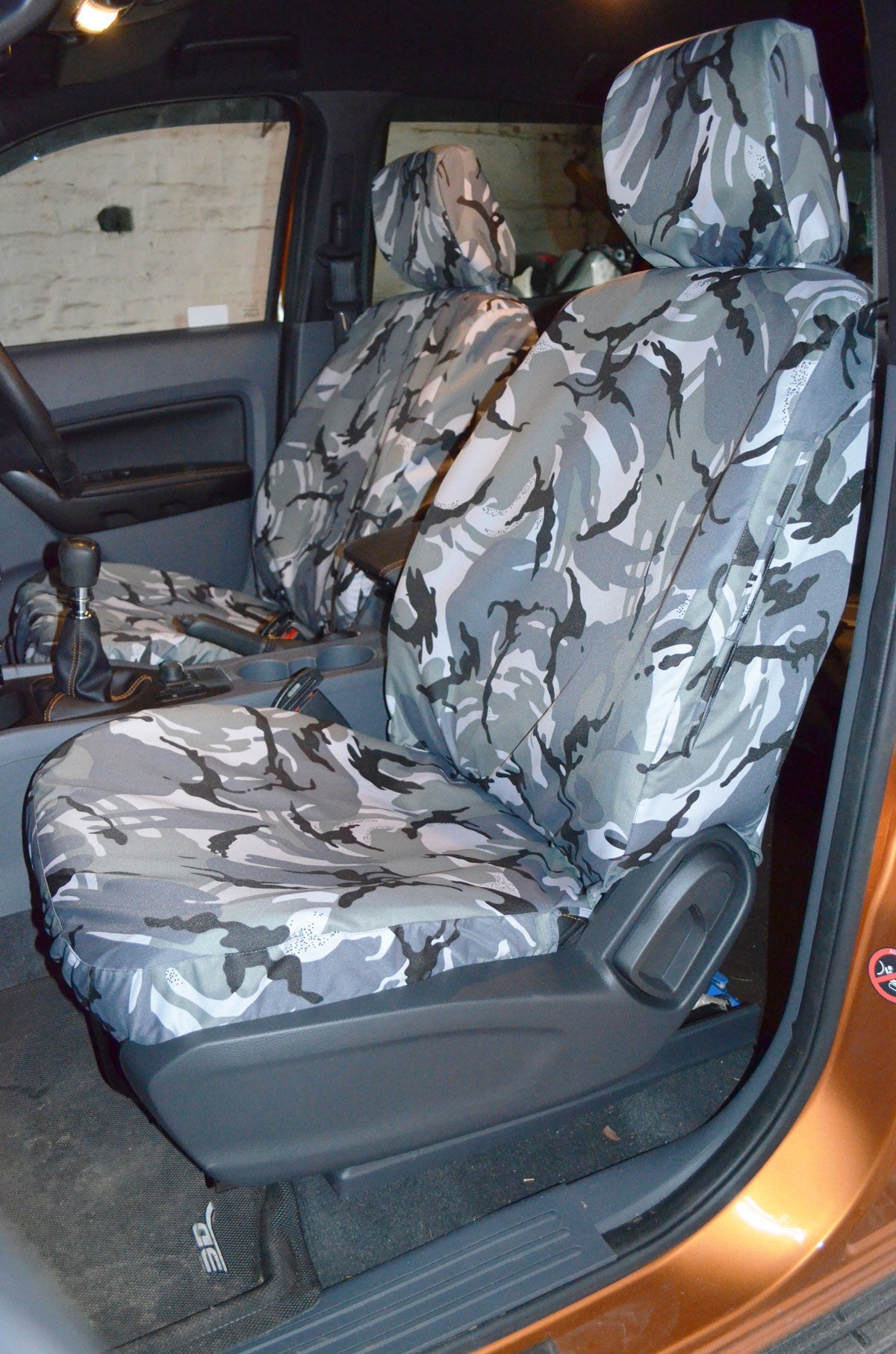 Ford Ranger 2012 Onwards Seat Covers Front Pair Seat Covers / Urban Camouflage Scutes Ltd
