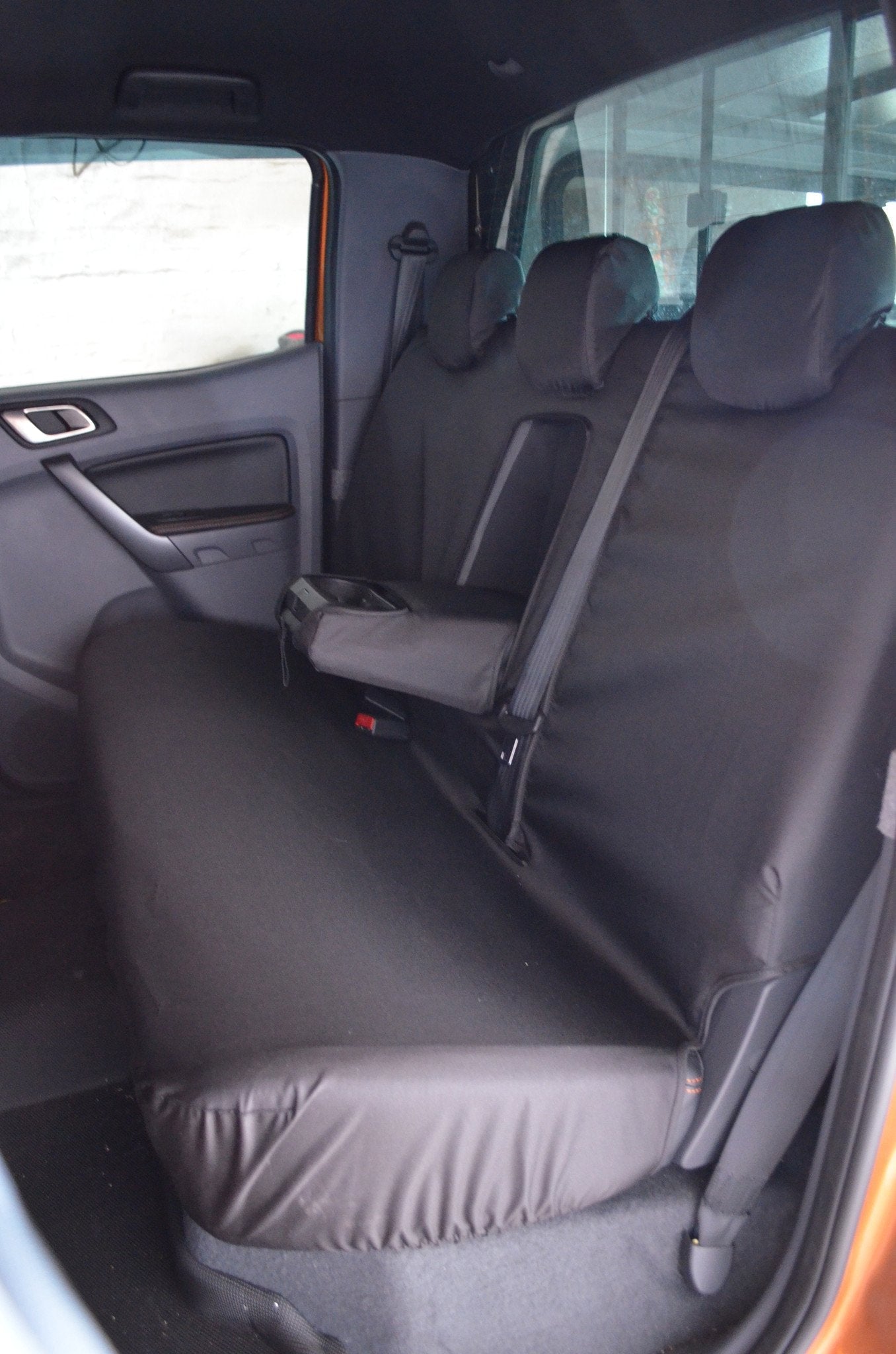 Ford Ranger Wildtrack 2016 Onwards Seat Covers Rear Seat Cover / Black Scutes Ltd