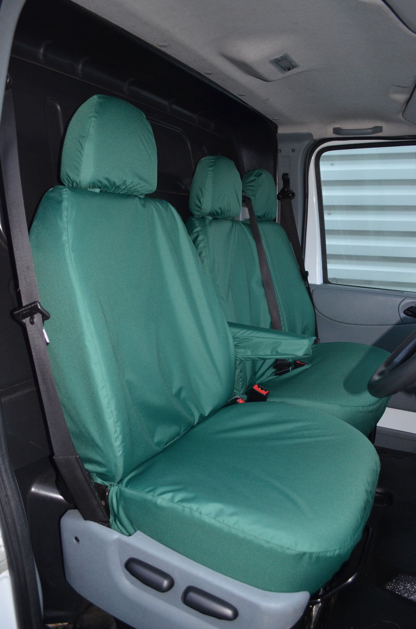 Ford Transit Van 2000 - 2013 Tailored Front Seat Covers Green Scutes Ltd