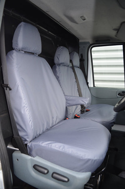 Ford Transit Van 2000 - 2013 Tailored Front Seat Covers Grey Scutes Ltd