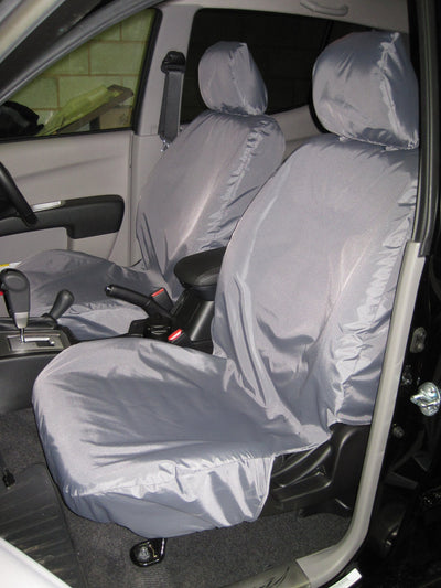 Mitsubishi L200 Double Cab (2006 to 2015) Tailored Seat Covers Front Seats / Grey Scutes Ltd