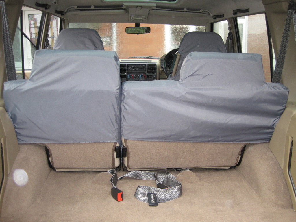Land Rover Discovery 1989 - 1998 Series 1 Seat Covers Grey / Rear Scutes Ltd