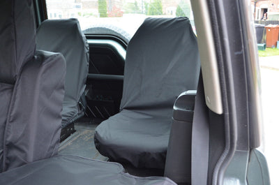 Land Rover Discovery 1998 - 2004 Series 2 Seat Covers Dicky Seats / Black Scutes Ltd