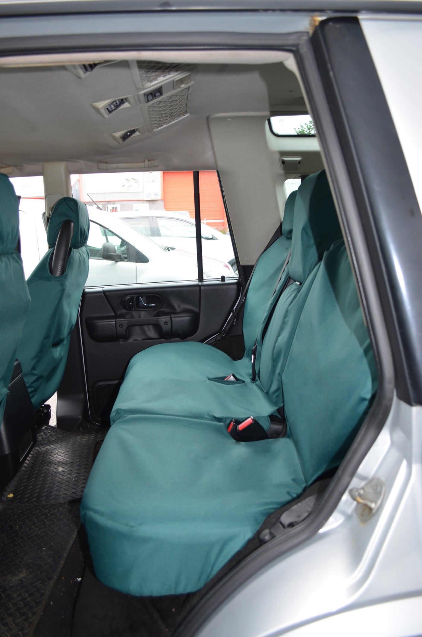 Land Rover Discovery 1998 - 2004 Series 2 Seat Covers Rear 2nd Row / Green Scutes Ltd