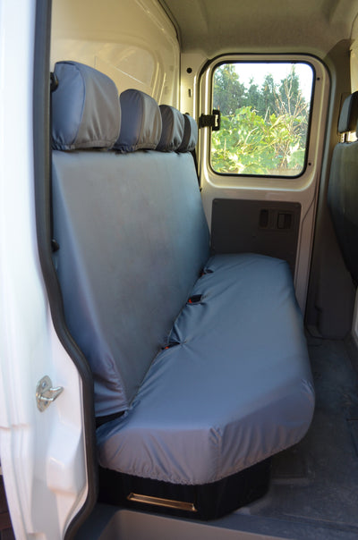 Vauxhall Movano Van 2010 Onwards Tailored Rear Seat Covers Grey Scutes Ltd