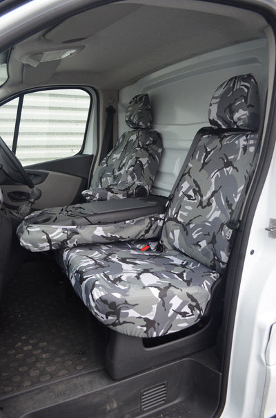 Renault Trafic Van 2014 Onwards Tailored Front Seat Covers  Scutes Ltd
