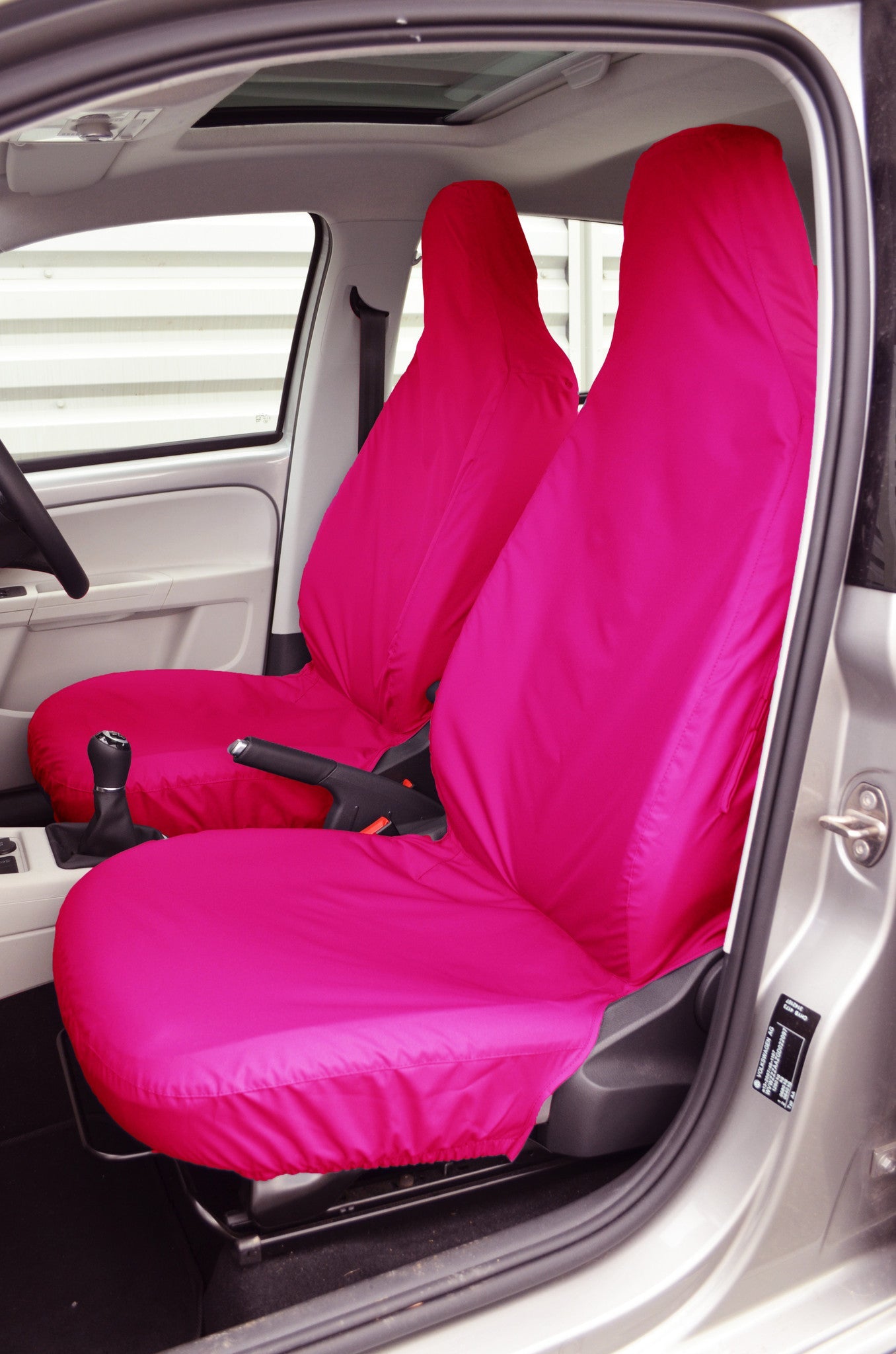 Skoda Citigo 2012 Onwards Tailored Front Seat Covers Pink Scutes Ltd