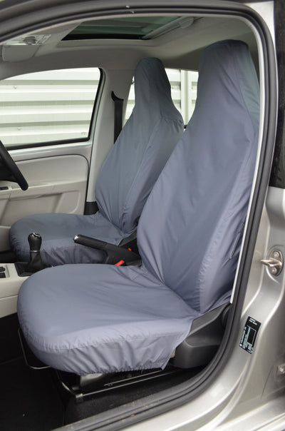 VW UP! 2012 Onwards Tailored Front Seat Covers Grey Scutes Ltd