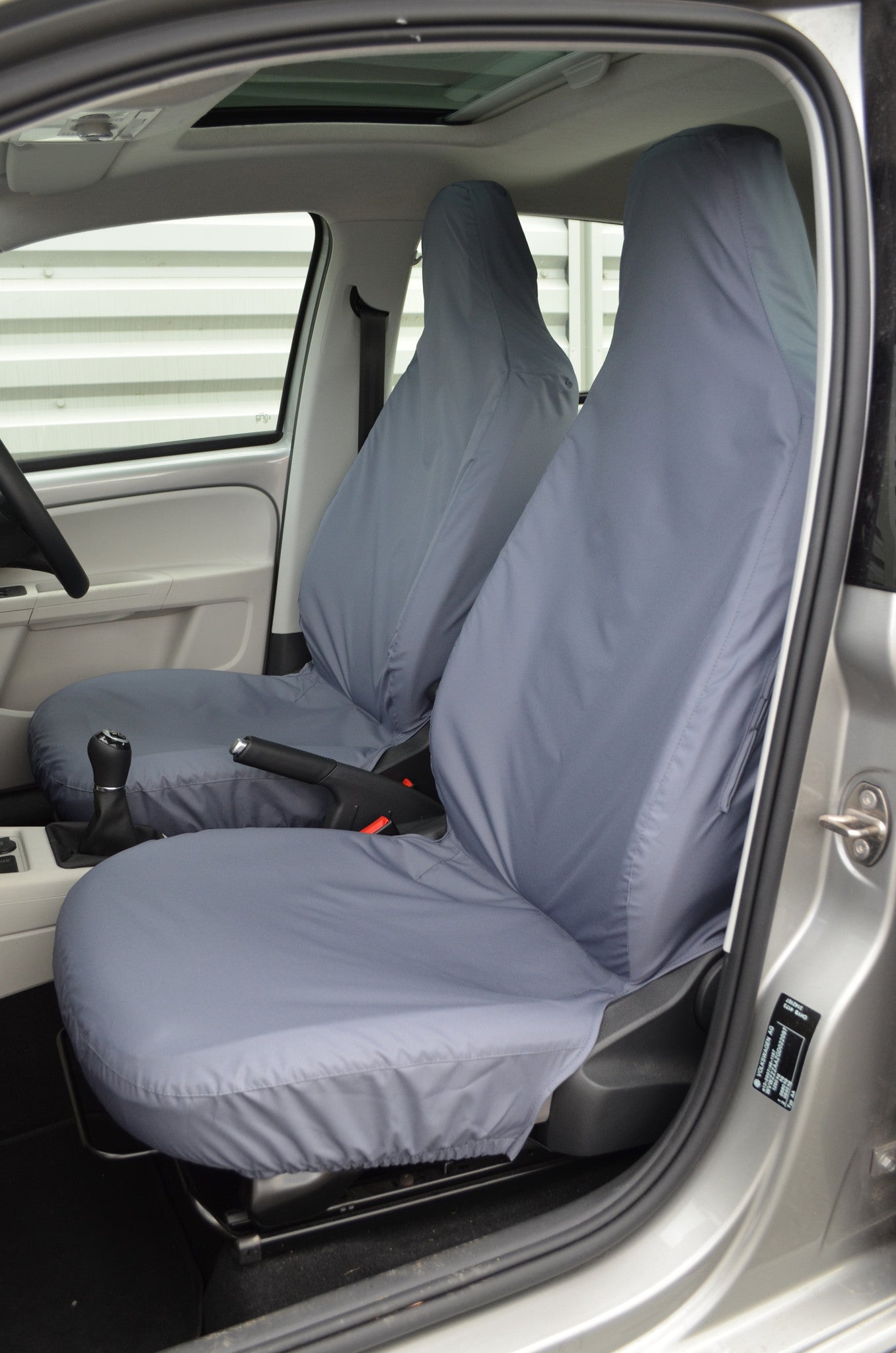 SEAT Mii 2012 Onwards Tailored Front Seat Covers Grey Scutes Ltd