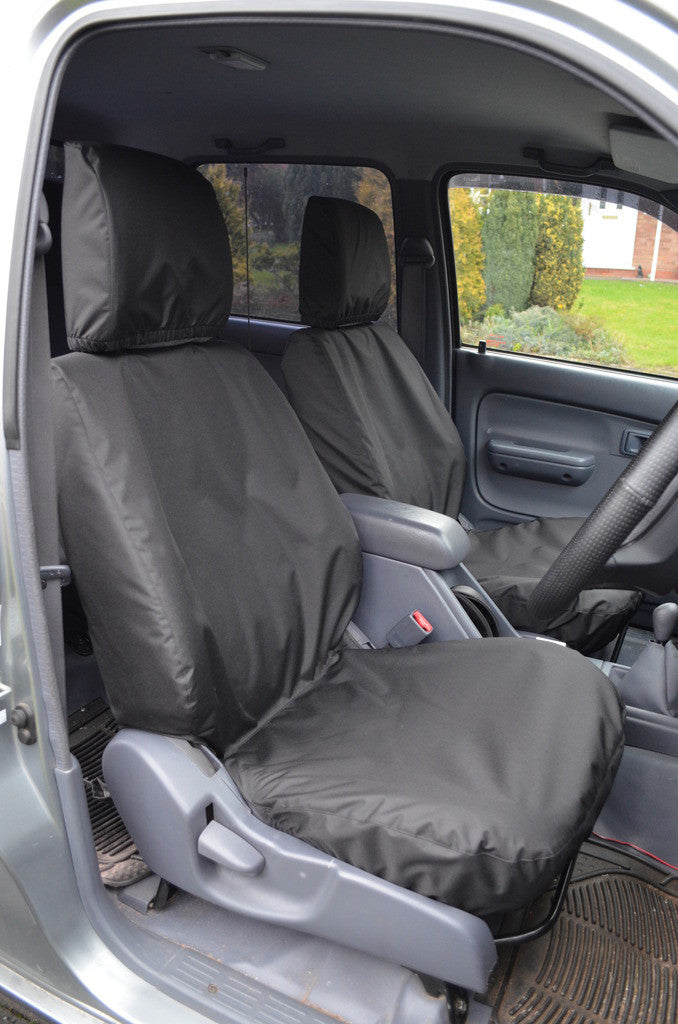 Toyota Hilux 2002 - 2005 Seat Covers Front Seat Covers / Black Scutes Ltd