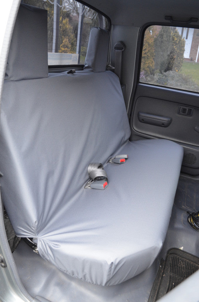 Toyota Hilux 2002 - 2005 Seat Covers Rear Seat Covers / Grey Scutes Ltd