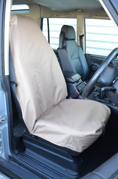 Universal Car &amp; Van Seat Cover Beige / Single Scutes Ltd