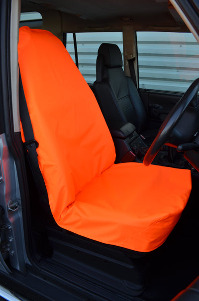 Universal Car &amp; Van Seat Cover Orange / Single Scutes Ltd