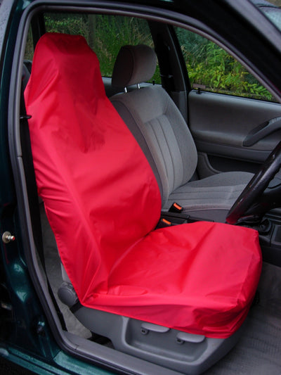 Universal Car &amp; Van Seat Cover Red / Single Scutes Ltd