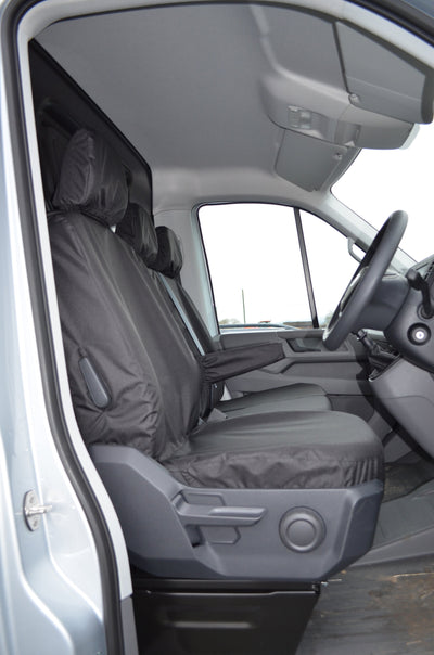 VW Crafter 2017+ Van Tailored &amp; Waterproof Seat Covers  Scutes Ltd