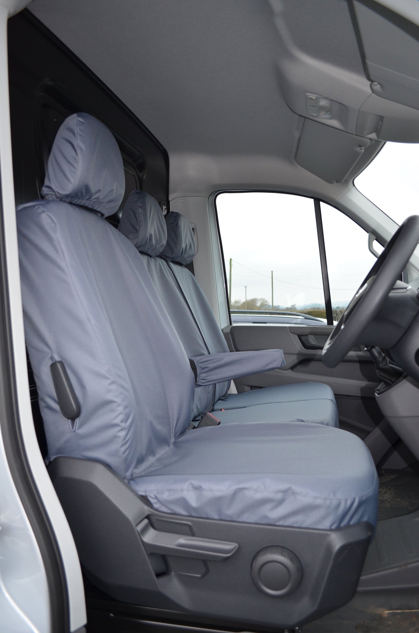 VW Crafter 2017+ Van Tailored &amp; Waterproof Seat Covers  Scutes Ltd